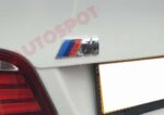BMW REAR M EMBLEM MEDIUM SIZE - SILVER - Image 2