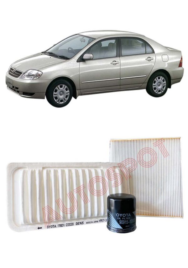 TOYOTA COROLLA 121 - FILTER PACKAGE