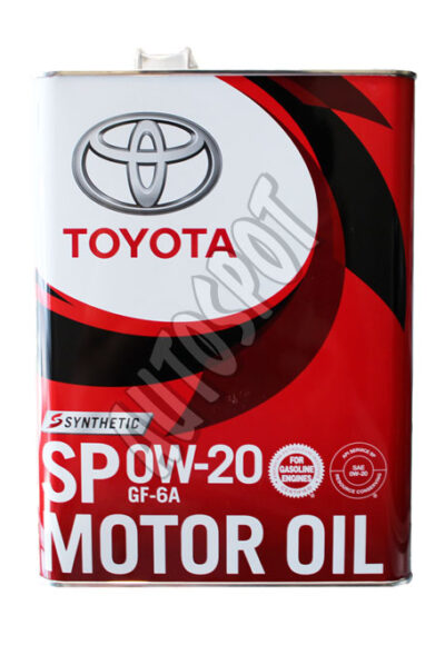 TOYOTA MOTOR OIL 0W-20 4L