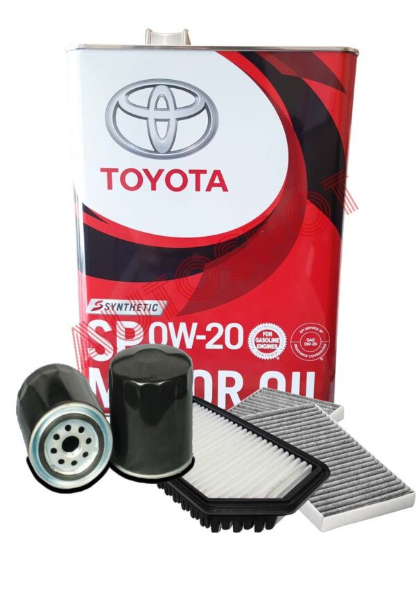 TOYOTA MOTOR OIL 0W-20 4L WITH SUZUKI FILTER PACKAGE