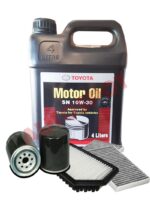 TOYOTA MOTOR OIL 10W-30 4L WITH TOYOTA FILTER PACKAGE