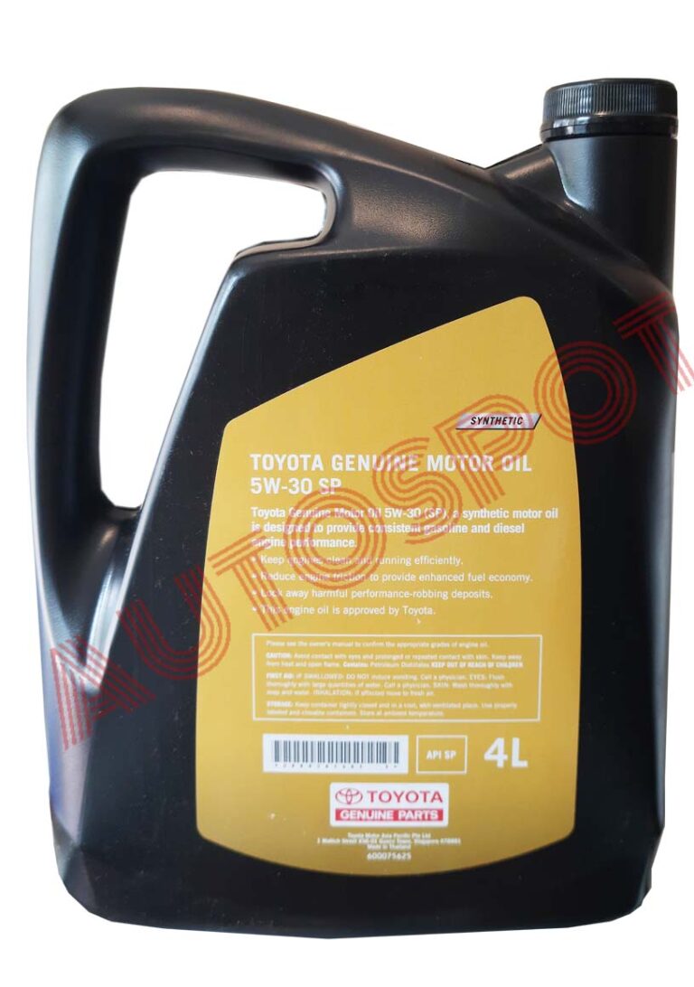 TOYOTA MOTOR OIL 5W-30 4L - AUTOSPOT