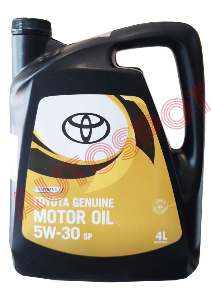 TOYOTA MOTOR OIL 5W-30 4L - AUTOSPOT