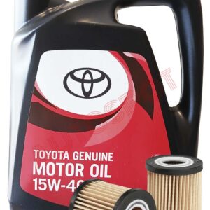 TOYOTA 15W-40 4L WITH GENUINE OIL FILTER