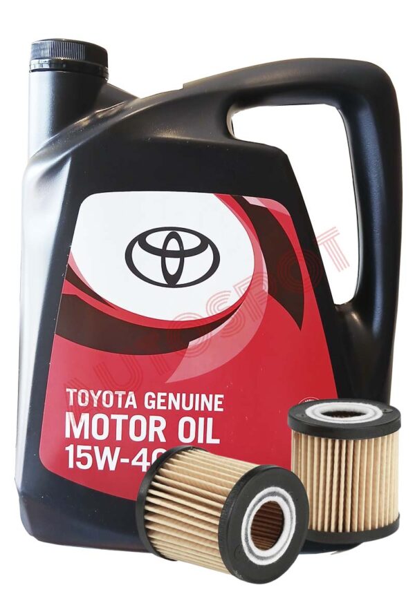 TOYOTA 15W-40 4L WITH GENUINE OIL FILTER