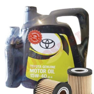 TOYOTA 15W-40 CI-4 6L WITH GENUINE OIL FILTER