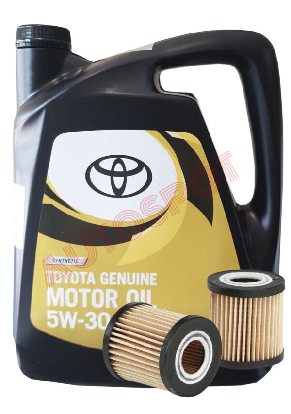 TOYOTA 5W-30 4L WITH GENUINE OIL FILTER