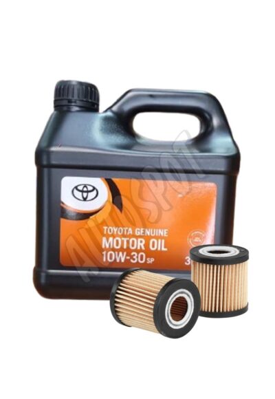 TOYOTA 10W-30 3L WITH GENUINE OIL FILTER