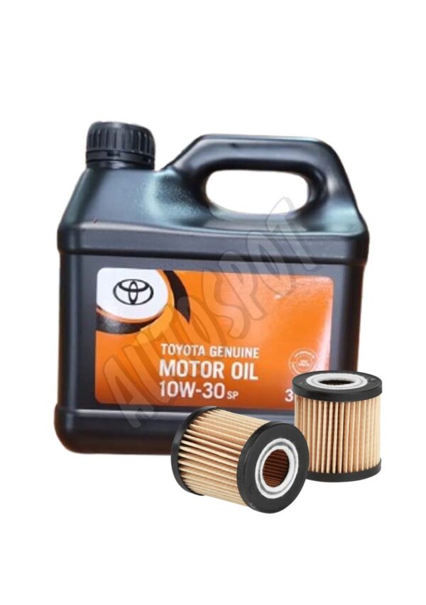 TOYOTA 10W-30 3L WITH GENUINE OIL FILTER