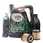 TOYOTA 5W-30 ACEA C2 6L WITH GENUINE OIL FILTER