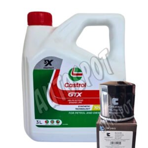 CASTROL GTX 10W-30 3L WITH FREE OIL FILTER